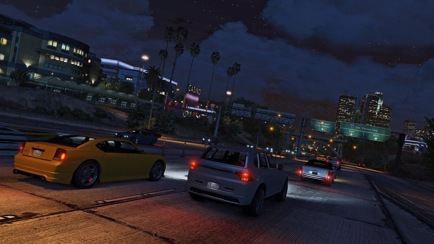 Grand Theft Auto V GTA 5 - Premium Online Edition &amp; Megalodon Shark Card Bundle