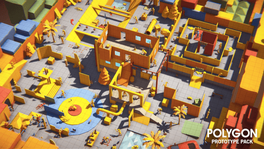 Polygon Farm, Polygon City, and Polygon Prototype Bundle Synty Studios