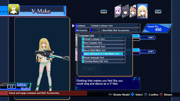 Neptunia Virtual Stars - Bikini Outfit: Goddess Set (DLC)