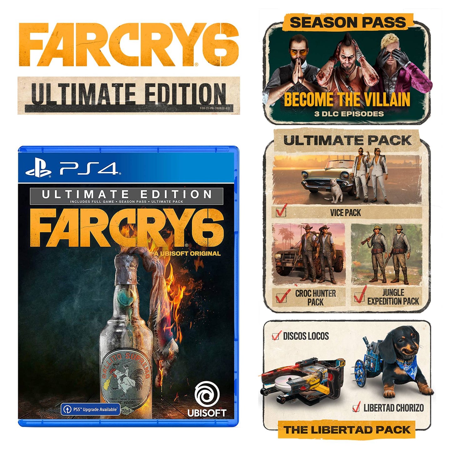 Far Cry 6 - Ultimate Pack (DLC) (PS4) (EU)
