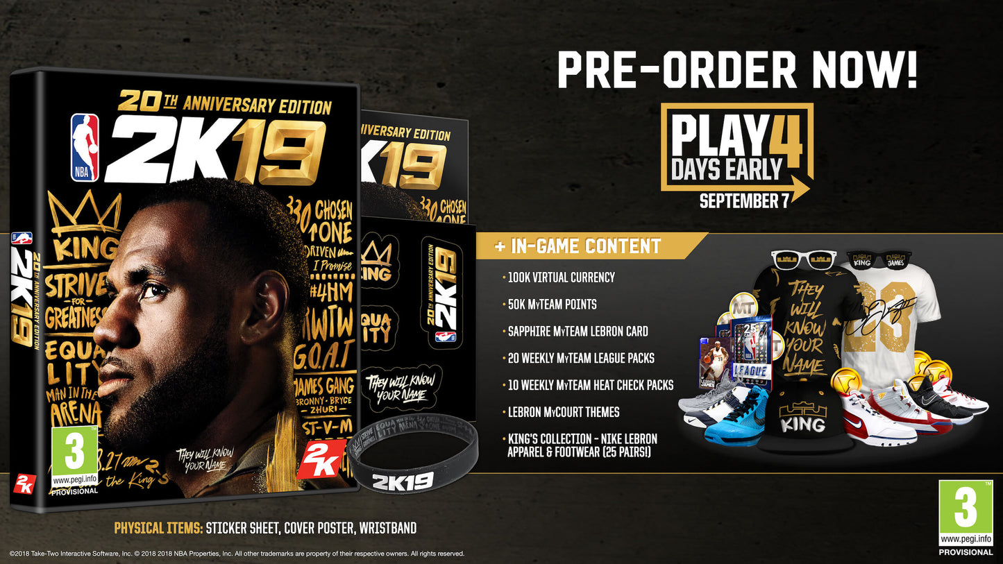 NBA 2k19 (20th Anniversary Edition)