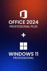 Microsoft Windows 11 Pro + Microsoft Office 2024 Professional Plus