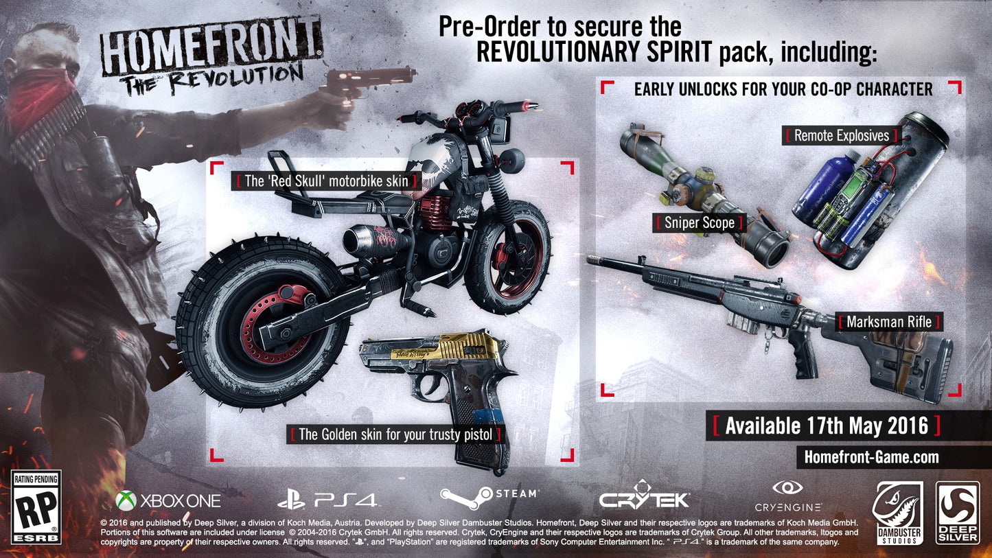 Homefront: The Revolution - Revolutionary Spirit Pack (DLC) (EU)