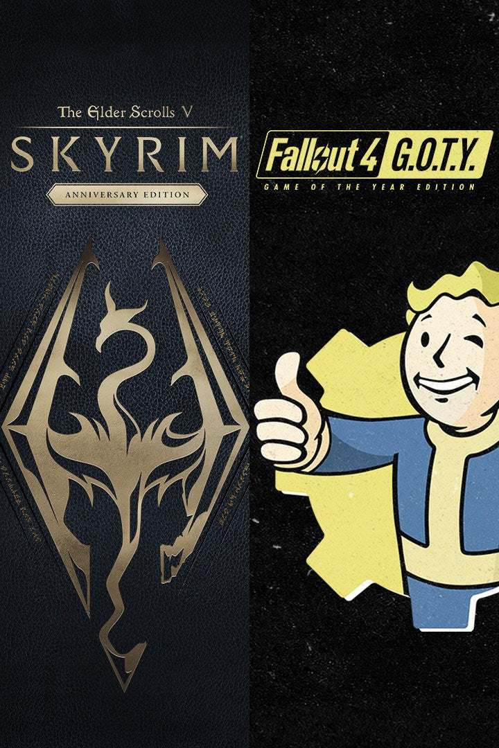 Skyrim Anniversary Edition + Fallout 4 G.O.T.Y Bundle (Steam)