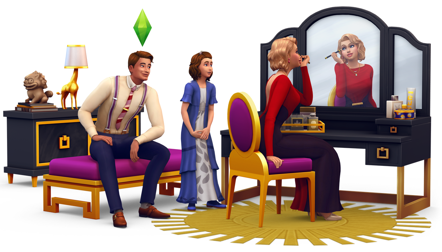The Sims 4: Vintage Glamour Stuff
