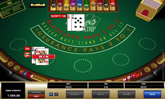 Blackjack of Strip