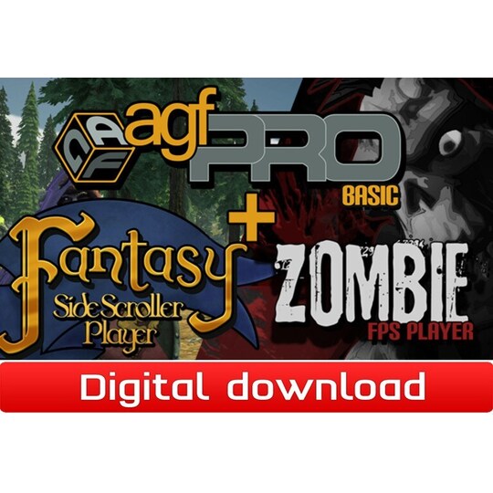Axis Game Factory + Zombie FPS and Fantasy Side-Scroller Player