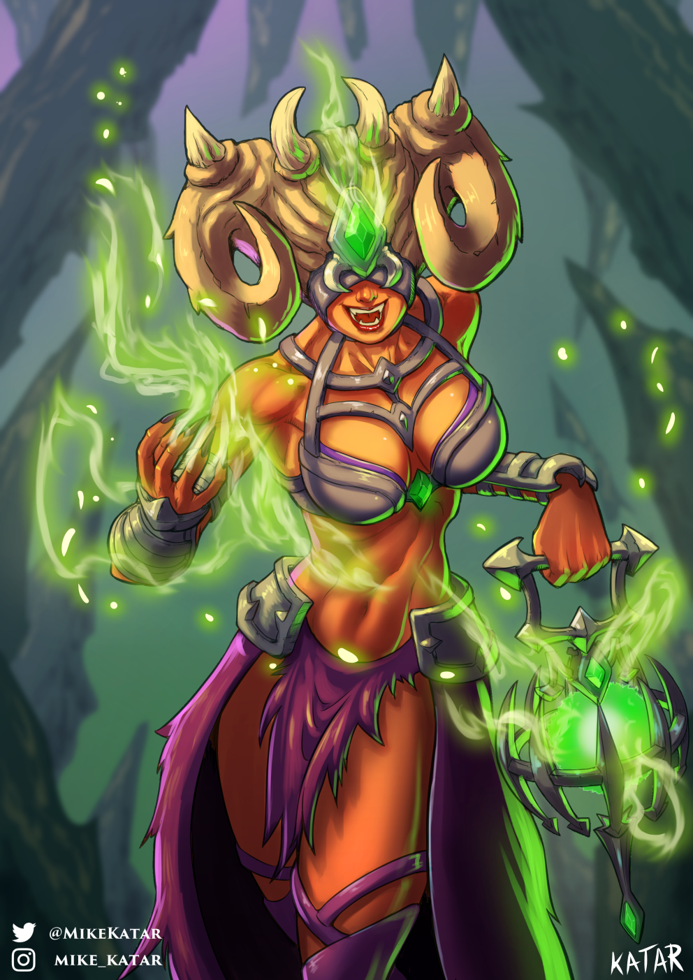 Paladins - Infernal Skin for Seris