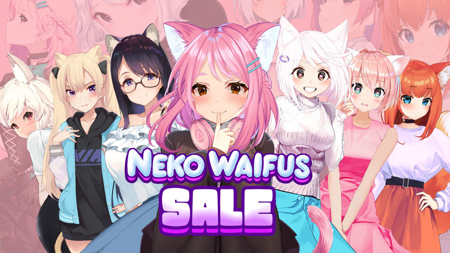Hentai Mosaique Neko Waifus