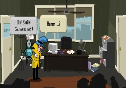 Detective Case and Clown Bot in: Murder in the Hotel Lisbon Steam Key GLOBAL