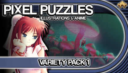 Pixel Puzzles Illustrations &amp; Anime - Jigsaw Pack: Variety Pack 1