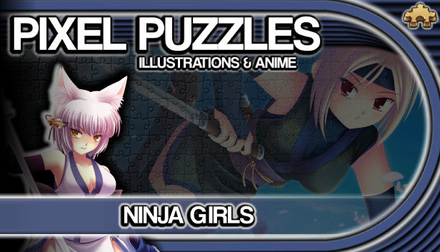 Pixel Puzzles Illustrations &amp; Anime - Jigsaw Pack: Ninja Girls