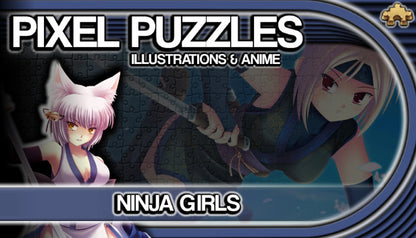 Pixel Puzzles Illustrations &amp; Anime - Jigsaw Pack: Ninja Girls