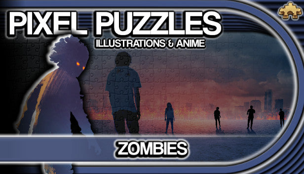Pixel Puzzles Illustrations &amp; Anime - Jigsaw Pack: Zombies