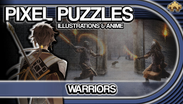 Pixel Puzzles Illustrations &amp; Anime - Jigsaw Pack: Warriors