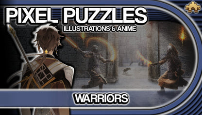 Pixel Puzzles Illustrations &amp; Anime - Jigsaw Pack: Warriors