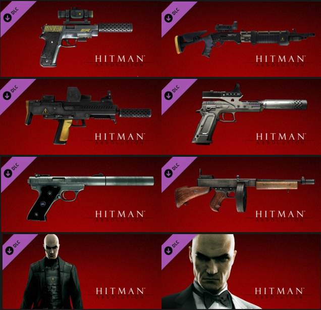 Hitman Absolution - Agency Gun Pack (DLC)