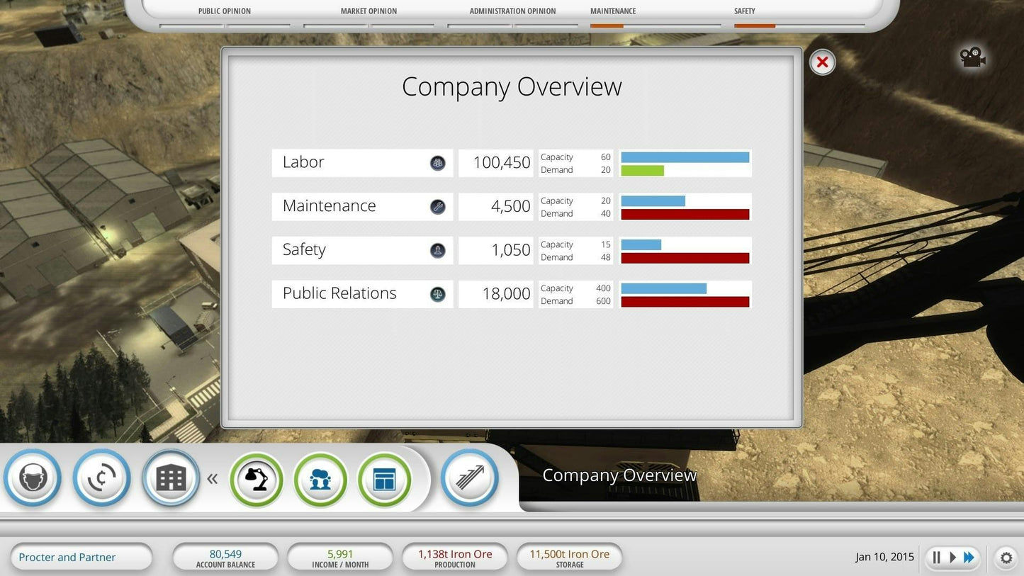 Mining Industry Simulator