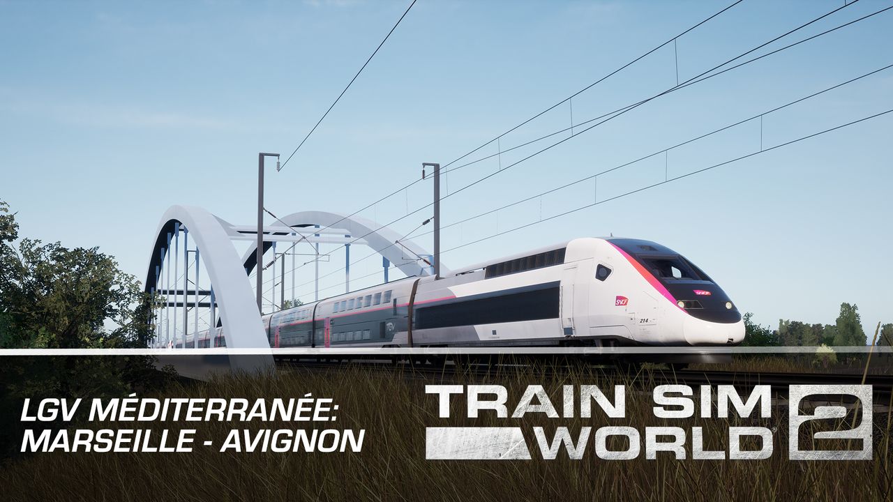 Train Sim World 2: LGV M&eacute;diterran&eacute;e: Marseille - Avignon Route Add-On (DLC) (Steam)