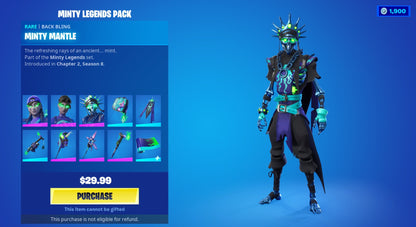 Fortnite Minty Legends Pack + 1000 V-Bucks (Xbox Series X/S)