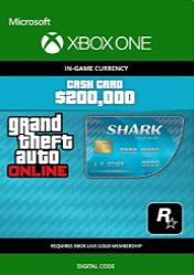 Grand Theft Auto Online - $200,000 Tiger Shark Cash Card (Xbox One)