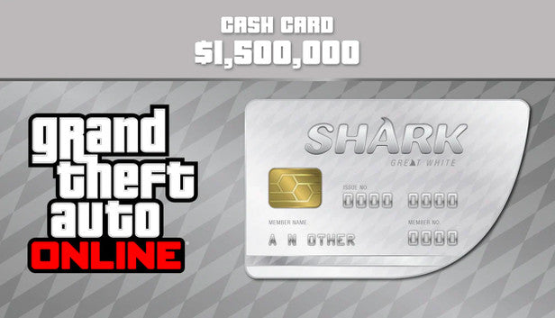 Grand Theft Auto Online: Great White Shark Cash Card 1250000 (Xbox One)