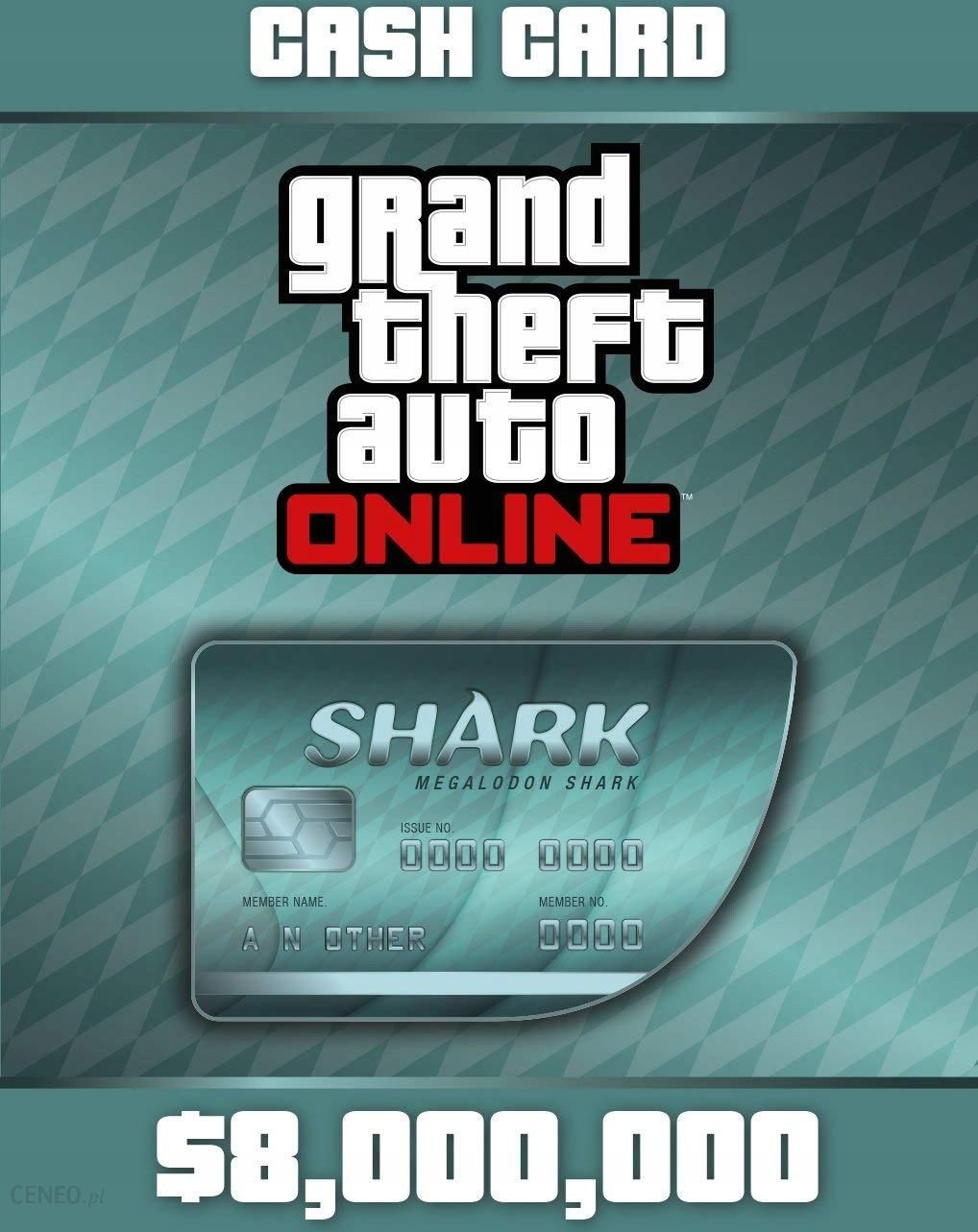 Grand Theft Auto Online: Megalodon Shark Cash Card 8000000 (Xbox One)