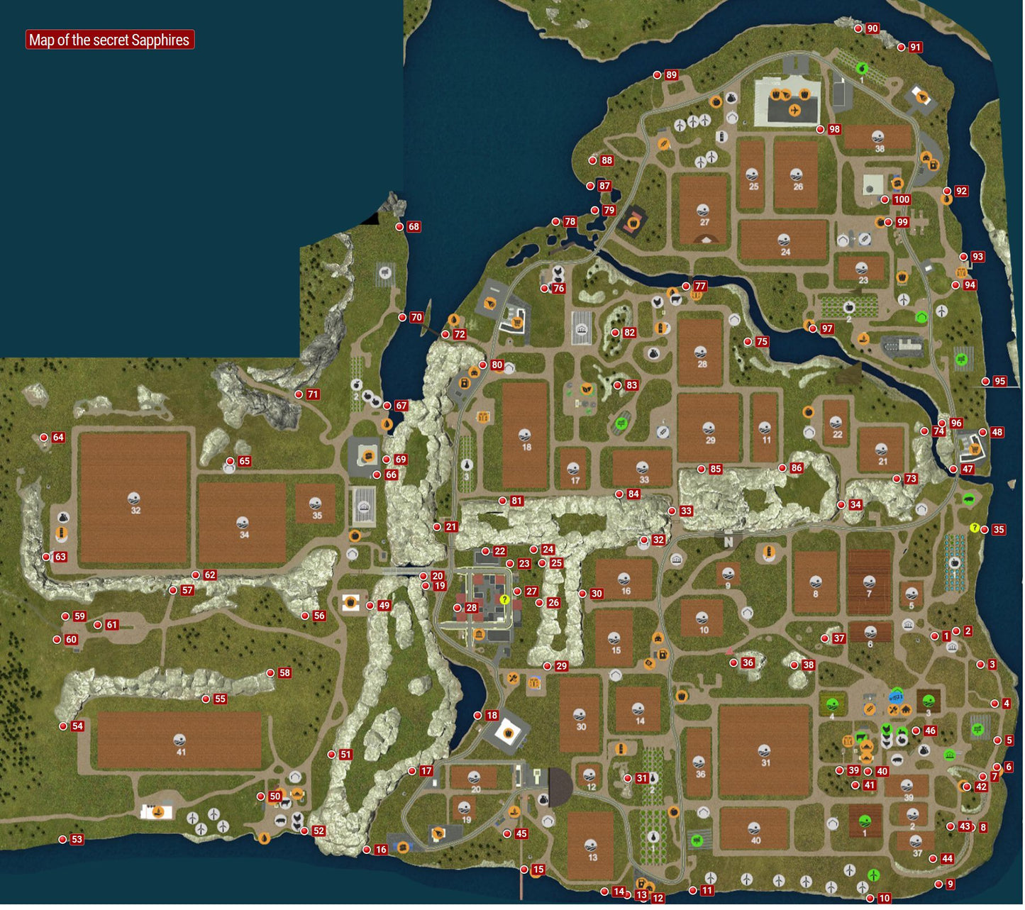 Pure Farming 2018 - Germany Map