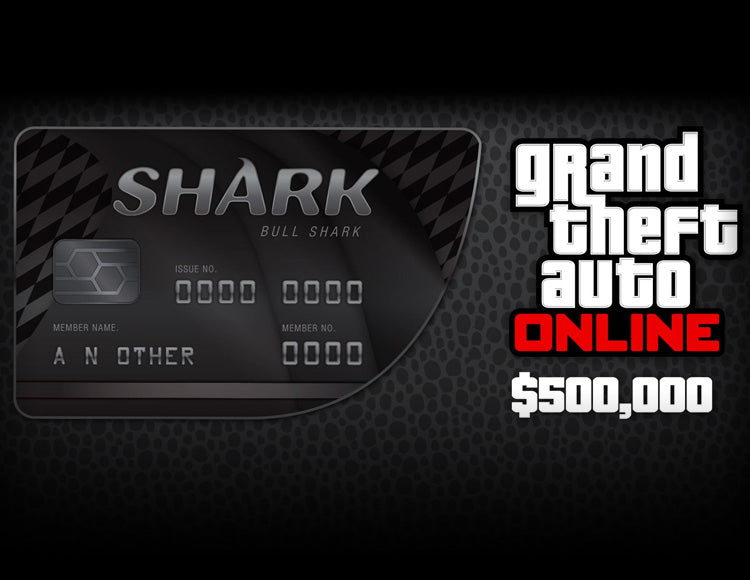 Grand Theft Auto Online - $500.000 Bull Shark Cash Card (EU)