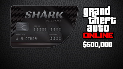 Grand Theft Auto Online - $500.000 Bull Shark Cash Card (EU)
