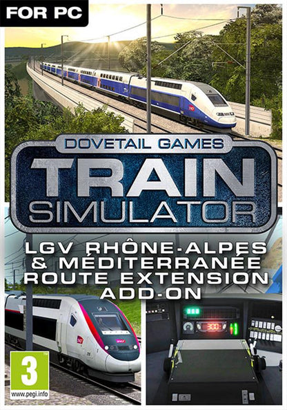 Train Simulator: LGV Rh&ocirc;ne-Alpes &amp; M&eacute;diterran&eacute;e Route Extension Add-On (Steam)