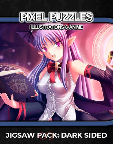 Pixel Puzzles Illustrations &amp; Anime - Jigsaw Pack: Dark Sided