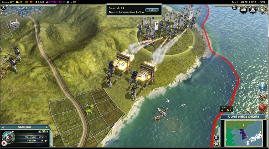 Sid Meier’s Civilization V: Civilization and Scenario Pack – Korea (DLC) (MAC) (Steam)