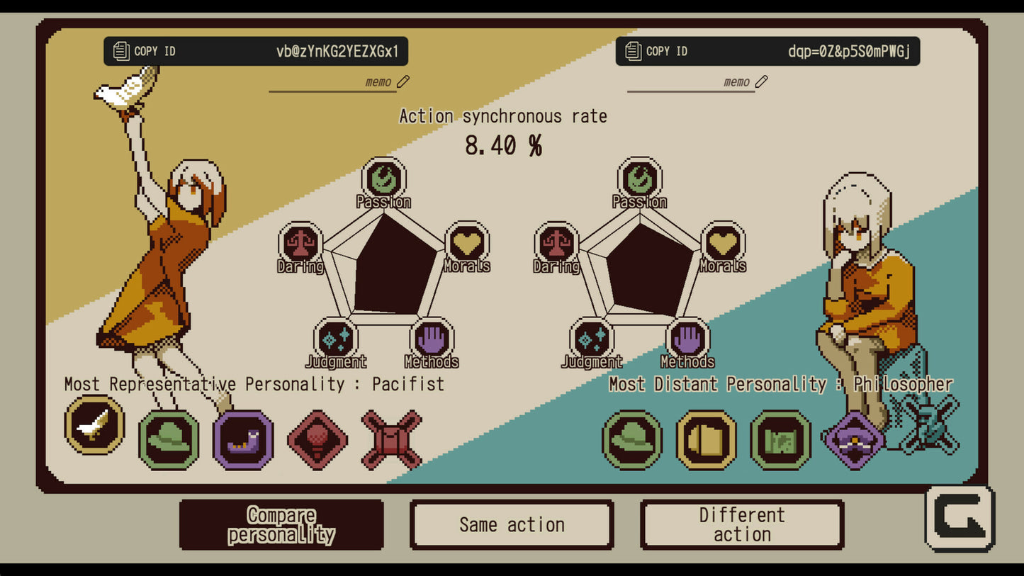Refind Self: The Personality Test Game