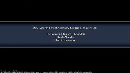 Fairy Fencer F ADF Veteran Fencer Accessory Set (DLC)