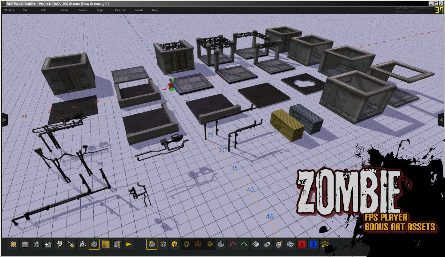 Axis Game Factory's AGFPRO - Zombie Survival Pack (DLC)