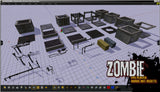 Axis Game Factory's AGFPRO + Zombie FPS + Fantasy Side-Scroller Player + BattleMat Multi-Player (DLC)