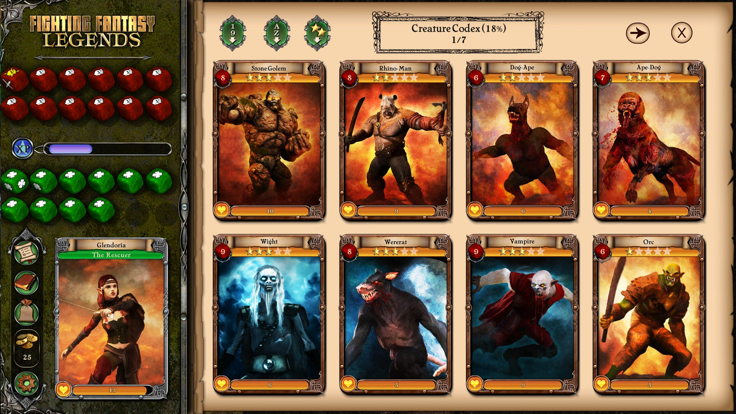 Fighting Fantasy Legends
