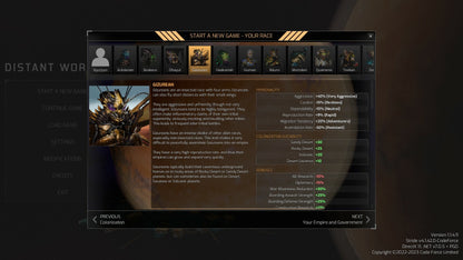 Distant Worlds 2: Factions - Quameno and Gizureans (DLC)