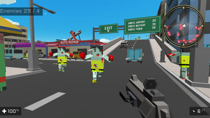 Square Head Zombies