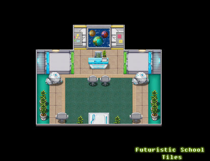 RPG Maker VX Ace - Futuristic School Tiles
