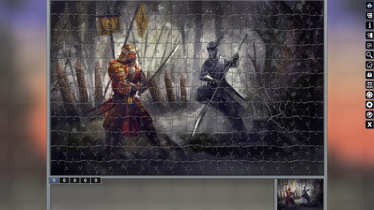 Pixel Puzzles Illustrations &amp; Anime - Jigsaw Pack: Samurai