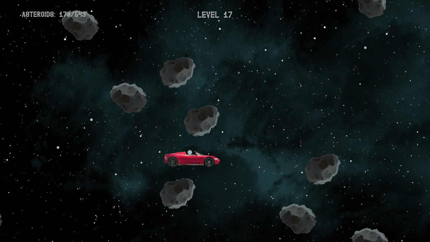 Starman in space