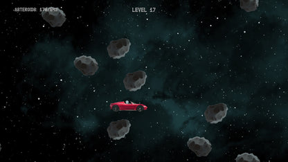 Starman in space