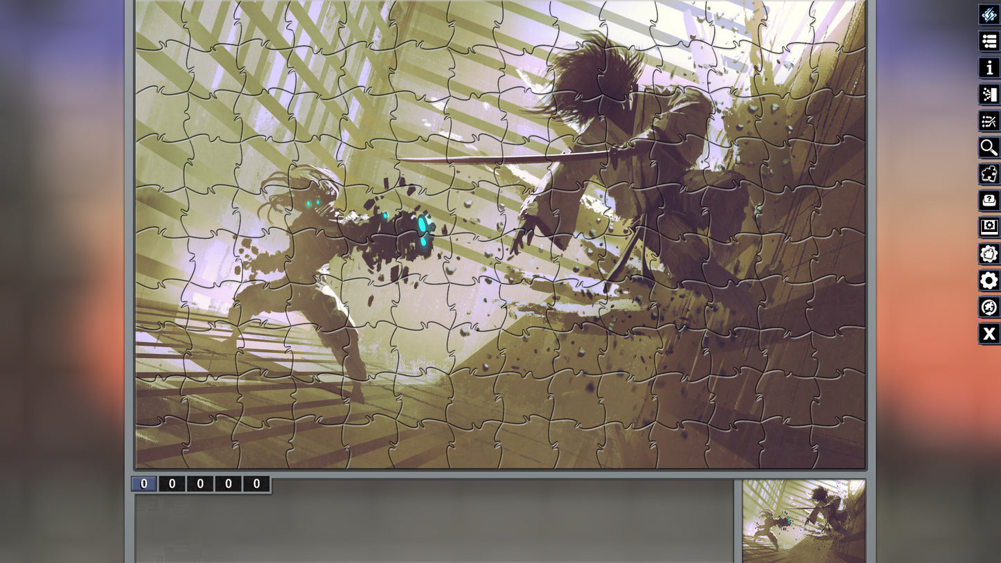 Pixel Puzzles Illustrations &amp; Anime - Jigsaw Pack: Samurai