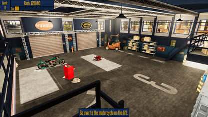 Motorbike Garage Mechanic Simulator