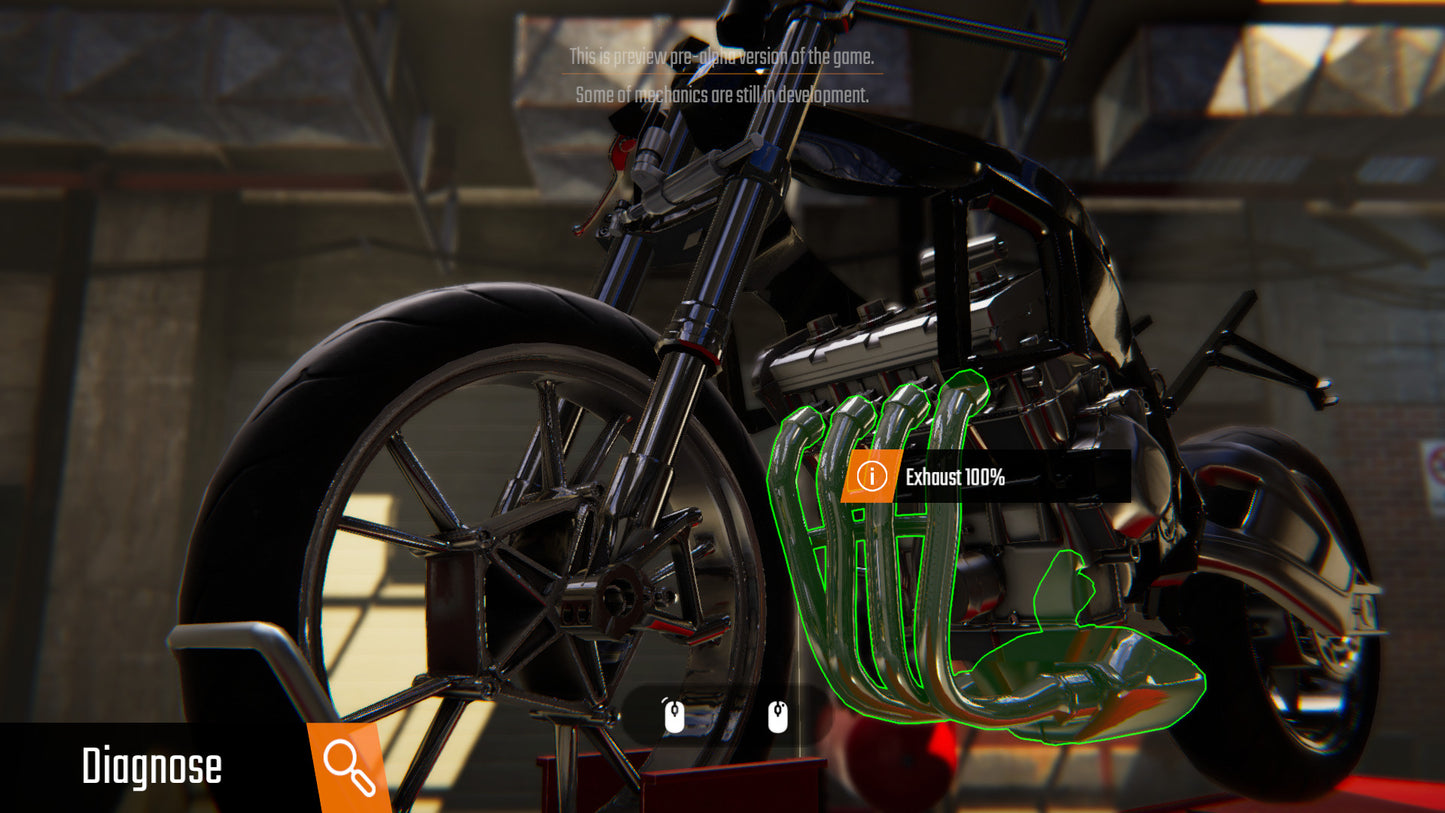 Biker Garage: Mechanic Simulator - Steam - Key GLOBAL