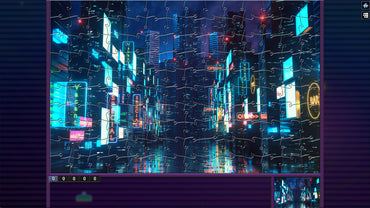 Pixel Puzzles Illustrations &amp; Anime - Jigsaw Pack: Cyberpunk