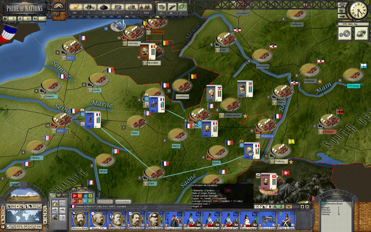 Pride of Nations: Franco Prussian War 1870