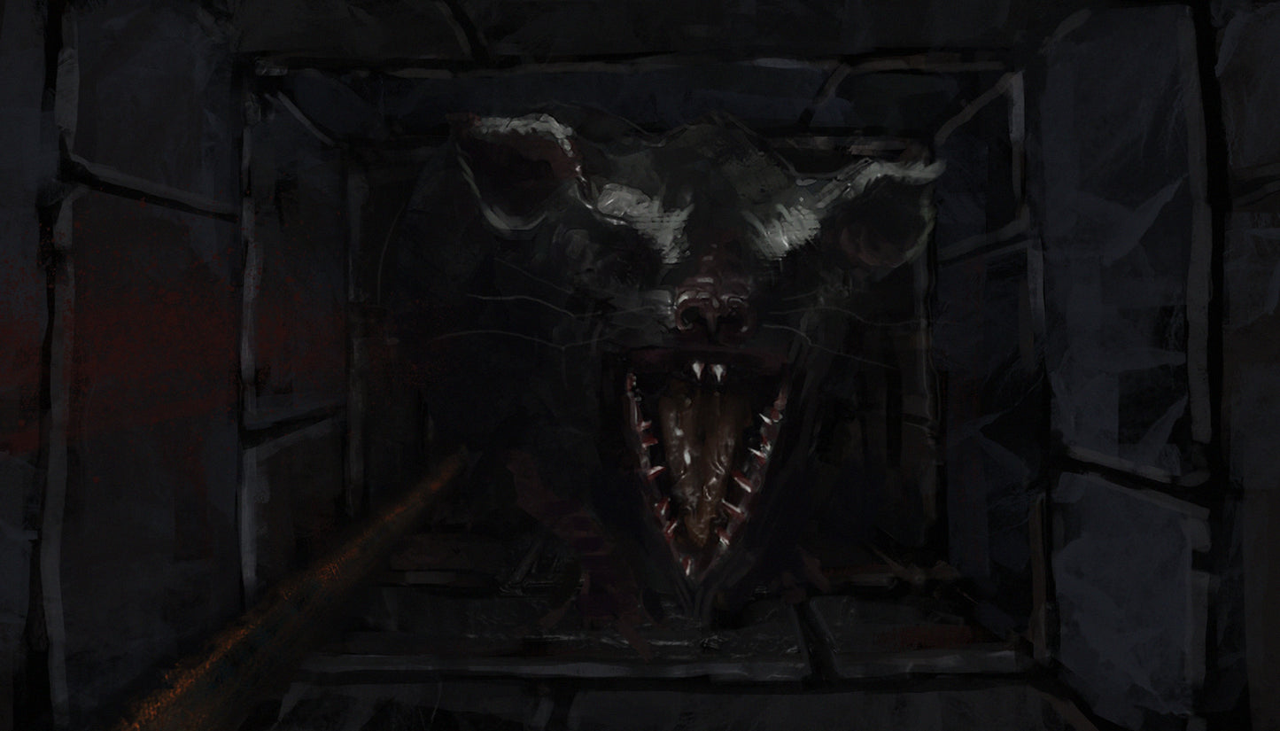 Now You See: A Hand Painted Horror Adventure
